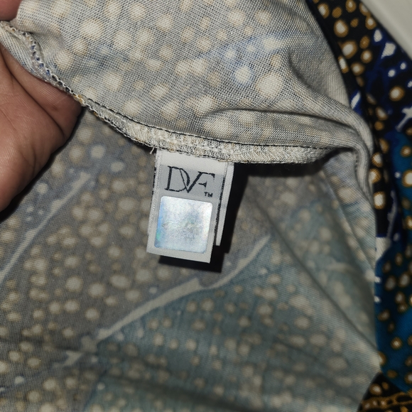 Diane Von Furstenberg Multicolor Long Sleeve Dress - Picture 3 of 3